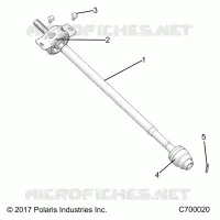 DRIVE TRAIN, FRONT PROP ALBERO