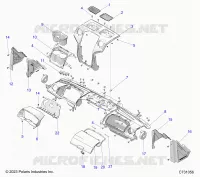CRUSCOTTO, UPPER AND A-PILLERS