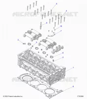 ENGINE, TESTA CILINDRO