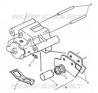 FRENO POSTERIORE Magnum 6X6 W968744 and Swedish Magnum 6X6 S968744 (4936073607C012)