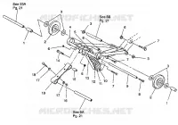 ANTERIORE COPPIA ARM TRAIL / 0930761 and  TRAIL DELUXE / 0930243 (4923222322023A)