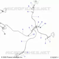 LINEE FRENO, FRONT