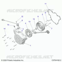 ENGINE, STATOR AND FLYRUOTA