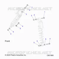 SUSPENSION, SHOCK MONTAGGIO, IFS