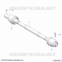 TRASMISSIONE, FRONT PROP SHAFT