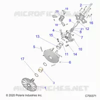 TRASMISSIONE, PRIMARY CLUTCH