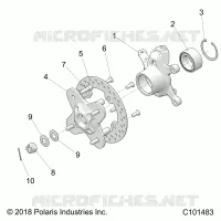 SOSPENSIONI ANTERIORI HUB AND STEERING KNUCKLE