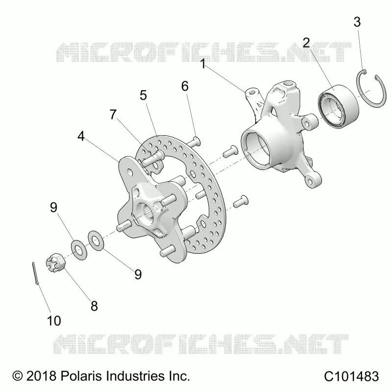 SOSPENSIONI ANTERIORI HUB AND STEERING KNUCKLE