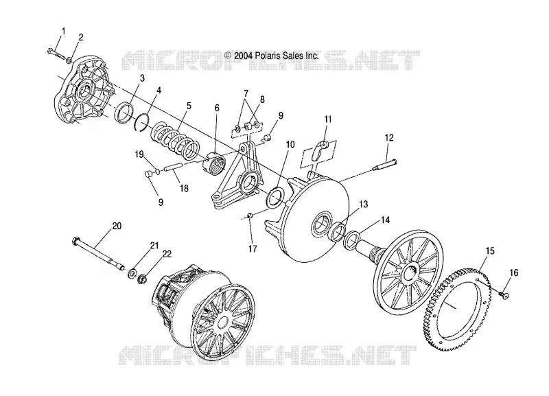 TRASMISSIONE FRIZIONE (ELECTRIC START MODELS)
