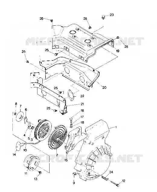 VENTILATORE HOUSING AND AUTOAVVOLGENTE  Supertrak (4915871587025A)