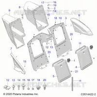 CARROZZERIA POSTERIORE STORAGE COMPARTMENTS