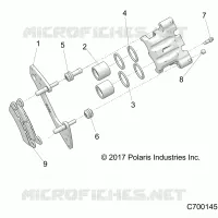 FRENO POSTERIORE CALIPER