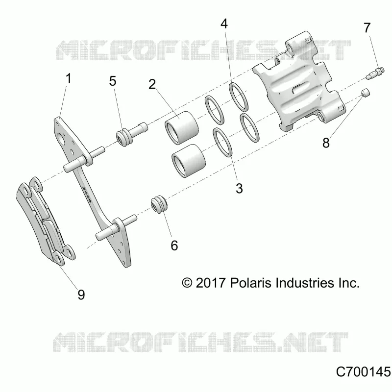 FRENO POSTERIORE CALIPER