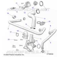 MOTORE, WATERPUMP AND BYPASS
