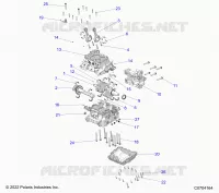 ENGINE, CRANKCASE AND ALBERO MOTORE