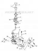 selettore di marcia Sportsman 400L W97AC38C (4939673967C013)