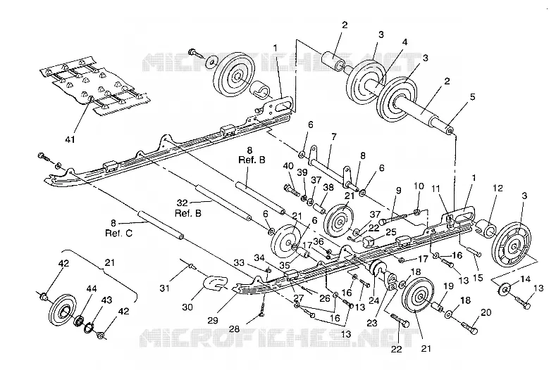 MONTAGGIO SOSPENSIONE XLT SP/0930667 (4923012301020A)