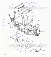 CHASSIS, MAIN FRAME AND SCIARED PLATES