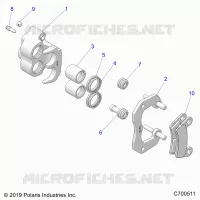 BRAKES, PINZA POSTERIORE