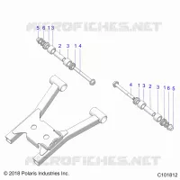 SOSPENSIONE POSTERIORE A-ARM MOUNTING AND BUSHINGS