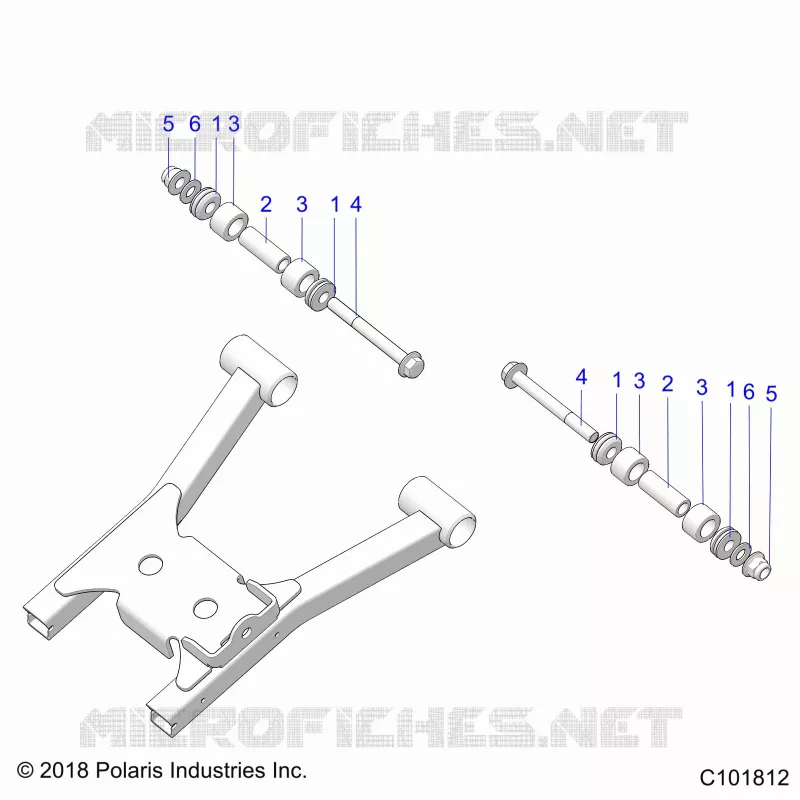 SOSPENSIONE POSTERIORE A-ARM MOUNTING AND BUSHINGS