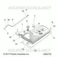 SISTEMA DI ALIMENTAZIONE CARBURANTE, FUEL TANK ASM.