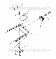 HITCH ASSEMBLY  EUROPEAN 500 EFI SKS E952574 (4929052905A013)