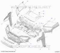 CAPPUCCIO AND FRONT FENDERS