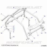 CHASSIS, CAB TELAIO -Z23NAE99A/99B (C700998)