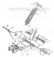 SWING ARM   SHOCK MAGNUM 6X6