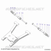SOSPENSIONE POSTERIORE A-ARM MOUNTING AND BUSHINGS