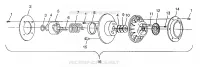 FRIZIONE DRIVEN 700 RMK 0970966, 700 SKS 0970566, and EUROPEAN 700 SKS E97056 (4938573857C002)