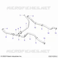 ENGINE, SISTEMA DI RAFFREDDAMENTO, HOSES