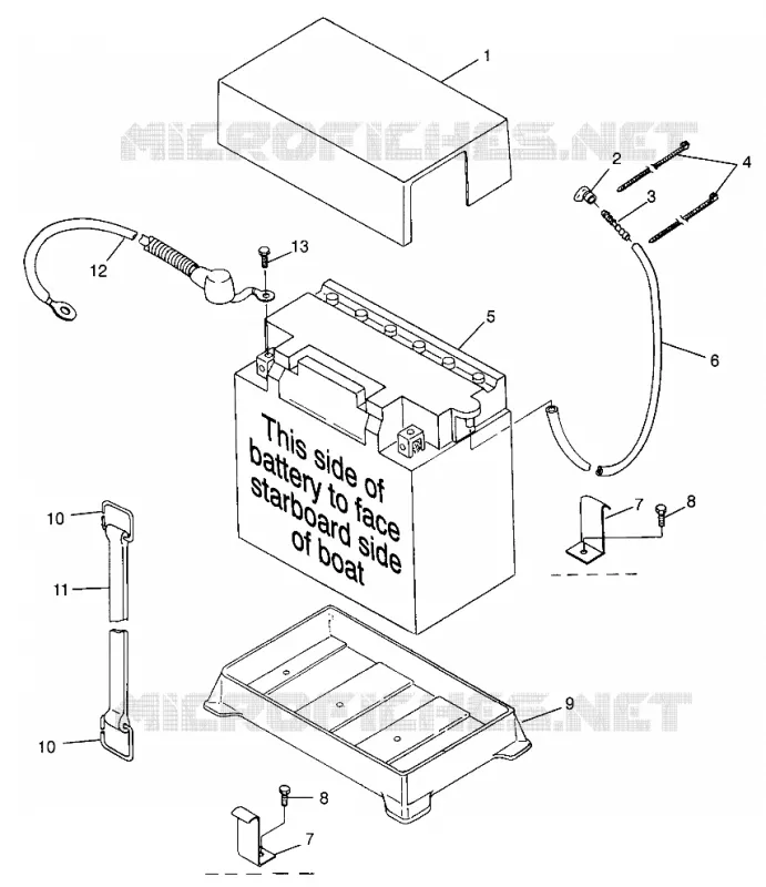 BATTERIA BOX SL 700 B974071, Intl. SL 700 I974071, SL 700 Deluxe B974072 and (4940874087B008)