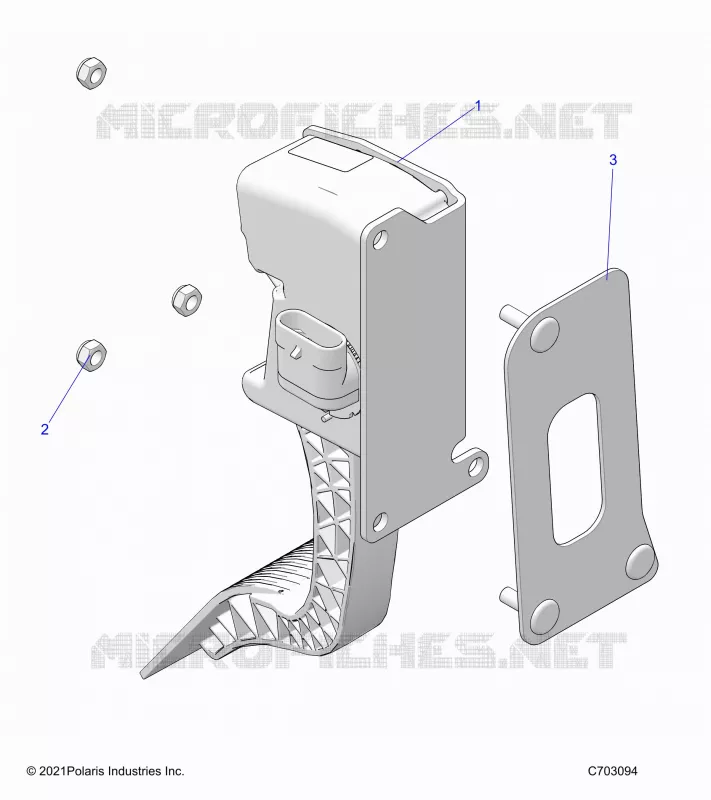 ENGINE, ACCELERATORE PEDALE