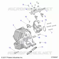 ENGINE, PRESA D'ARIA MANIFOLD