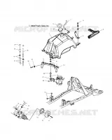 CARBURANTE TANK AND CARBURATORE MOUNTING