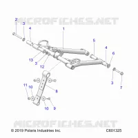 SUSPENSION, ANTERIORE COPPIA ARM