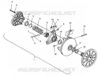 TRASMISSIONE FRIZIONE ASSEMBLY 440 XCR 0941760 (4925182518023A)