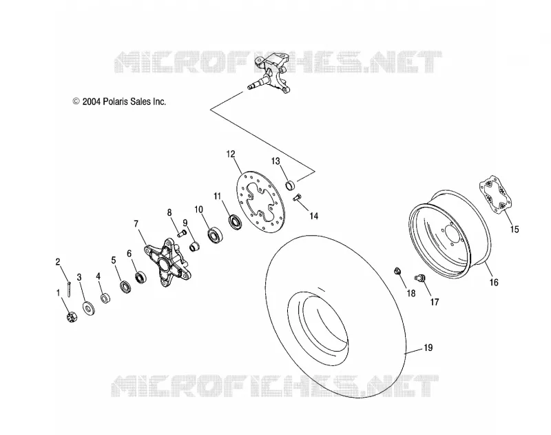 HUB, FRONT AND RUOTA ANTERIORE