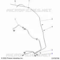 SISTEMA DI ALIMENTAZIONE CARBURANTES, FUEL LINES, STD.