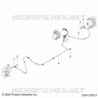 FRENO ANTERIORE BRAKE LINE