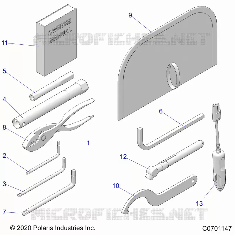 REFERENCE, MANUALE DEL PROPRIETARIO AND TOOL KIT