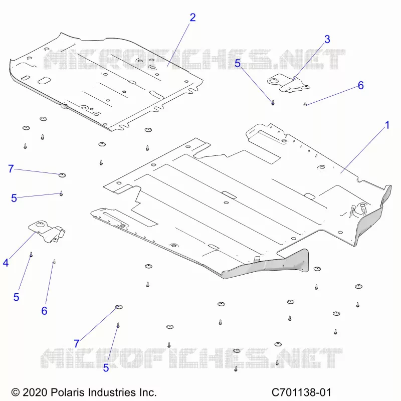CHASSIS, SCIARED PLATES