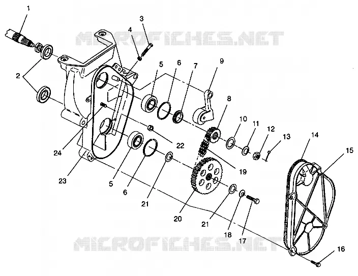 carter della catena ASSEMBLY 440 0942760 and 440 SKS 0942560 (4925072507016A)