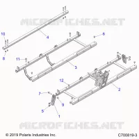 CHASSIS, SEDE SUPPORTS- G21GMJ99AJ/AZ/BJ/BZ (C700819-3)