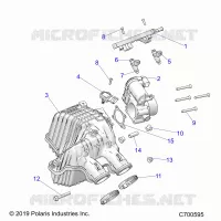 ENGINE, PRESA D'ARIA MANIFOLD