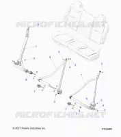 SEDE BELT MOUNTING, REAR
