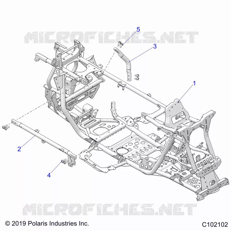 CHASSIS, TELAIO PRINCIPALE