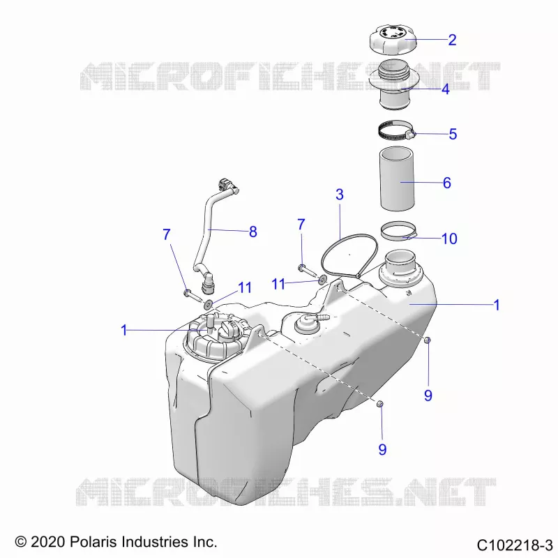 SISTEMA DI ALIMENTAZIONE CARBURANTE, FUEL TANK